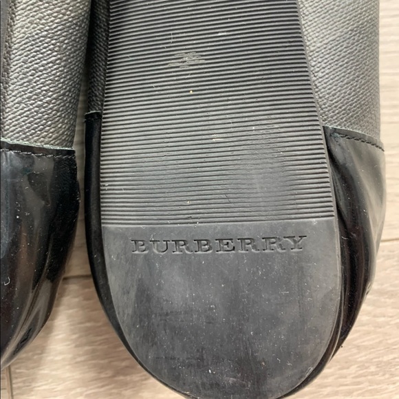 Burberry Nova Check Print and Patent Details Ballerinas Flats - Picture 6 of 9